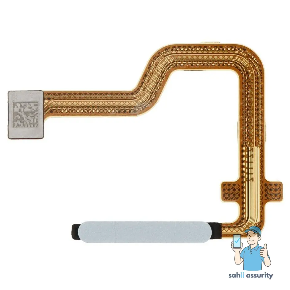 Fingerprint Sensor with Flex Cable for Motorola Moto G52 White